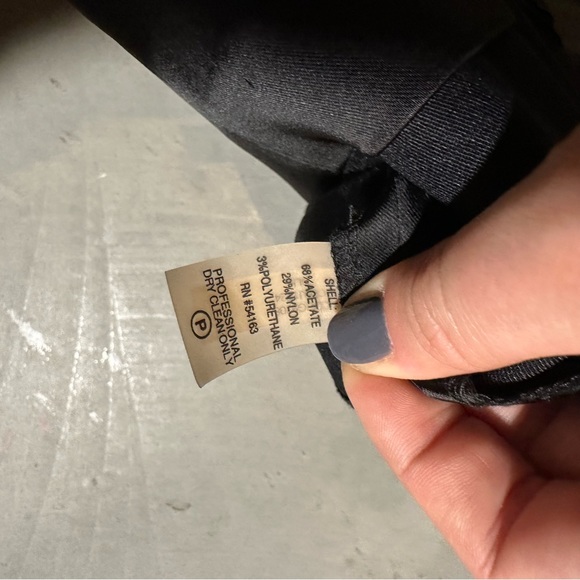 Calvin Klein Sleeveless Satin Sheath Dress, Thick Strap, LBD, Cocktail - Women 6 - Picture 10 of 10